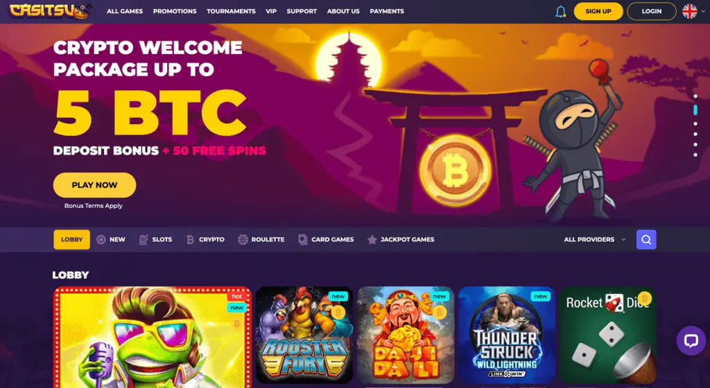 Casitsu Casino Main Page