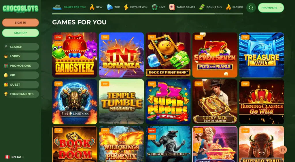 Crocoslots Casino Slots