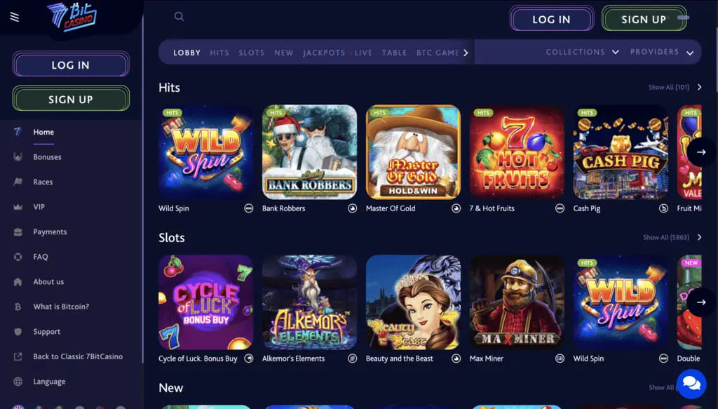 7BitCasino Slots