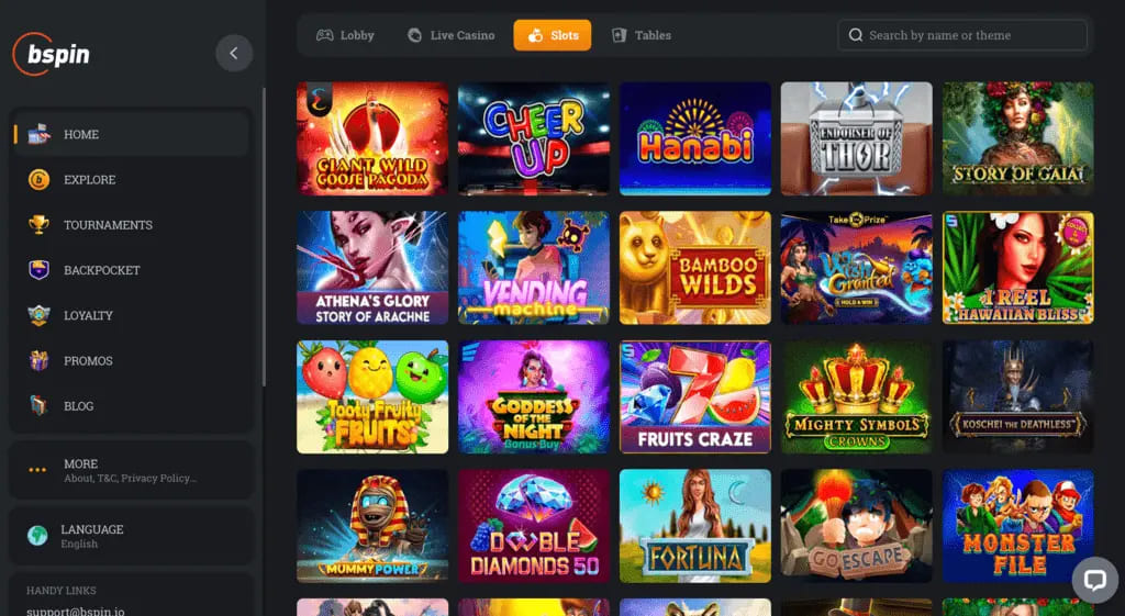 BSpin Casino Slots