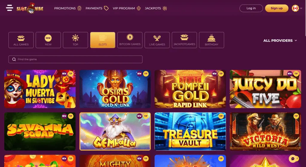 SlotVibe Casino Slots