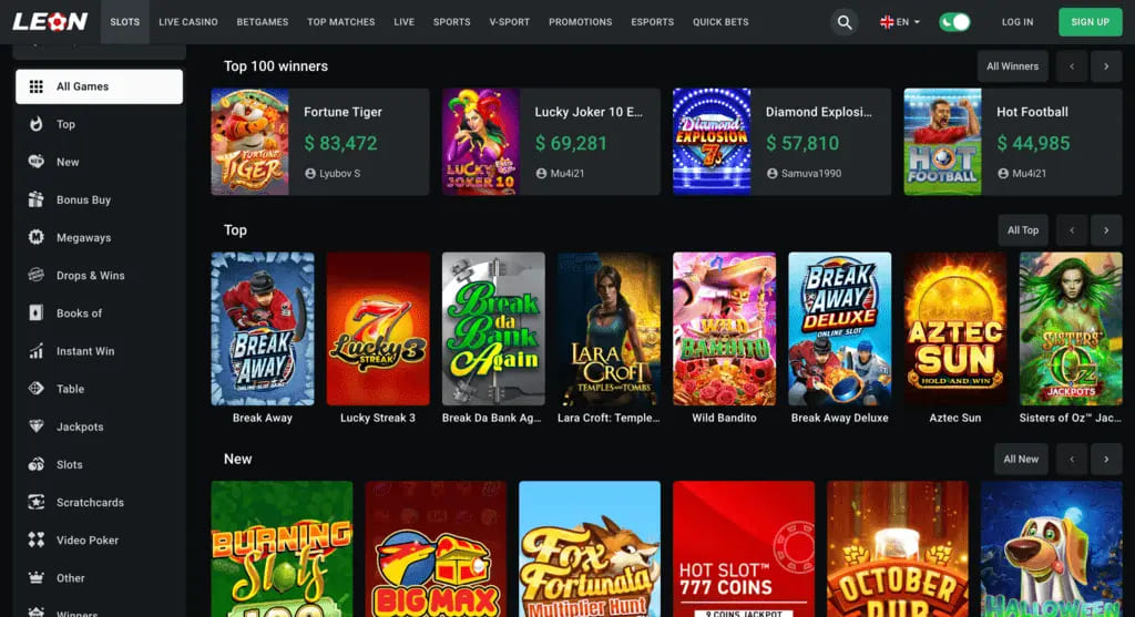 Leon Casino Slots