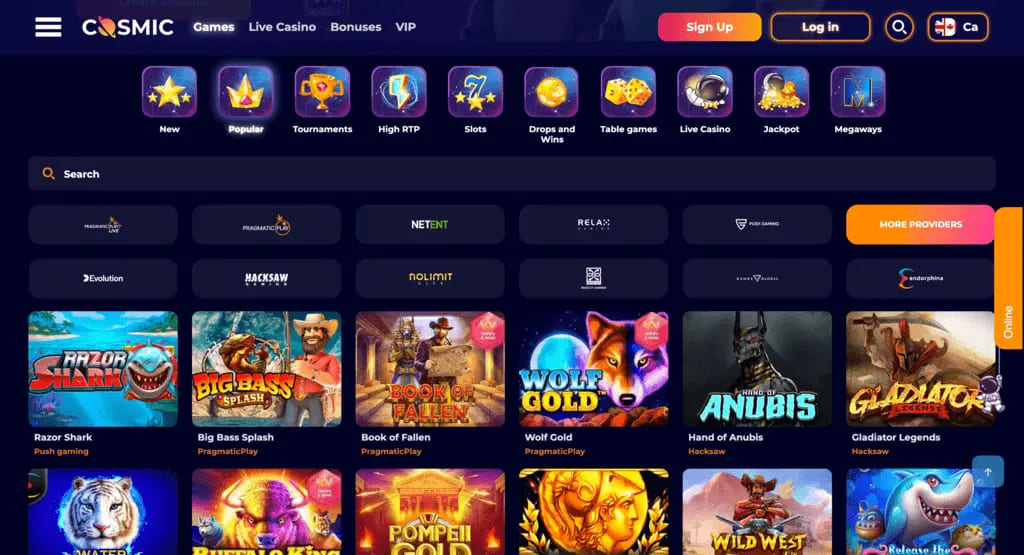 CosmicSlot Casino Slots