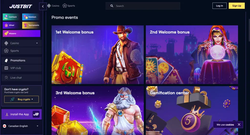 Justbit Casino Bonuses