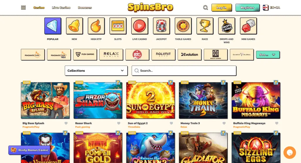 SpinsBro Casino Slots