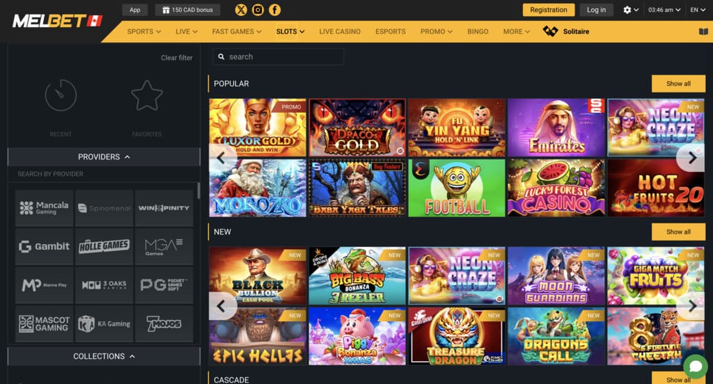 Melbet Casino Slots