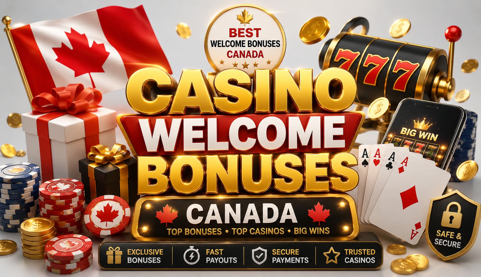 Casino Welcome Bonuses Canada