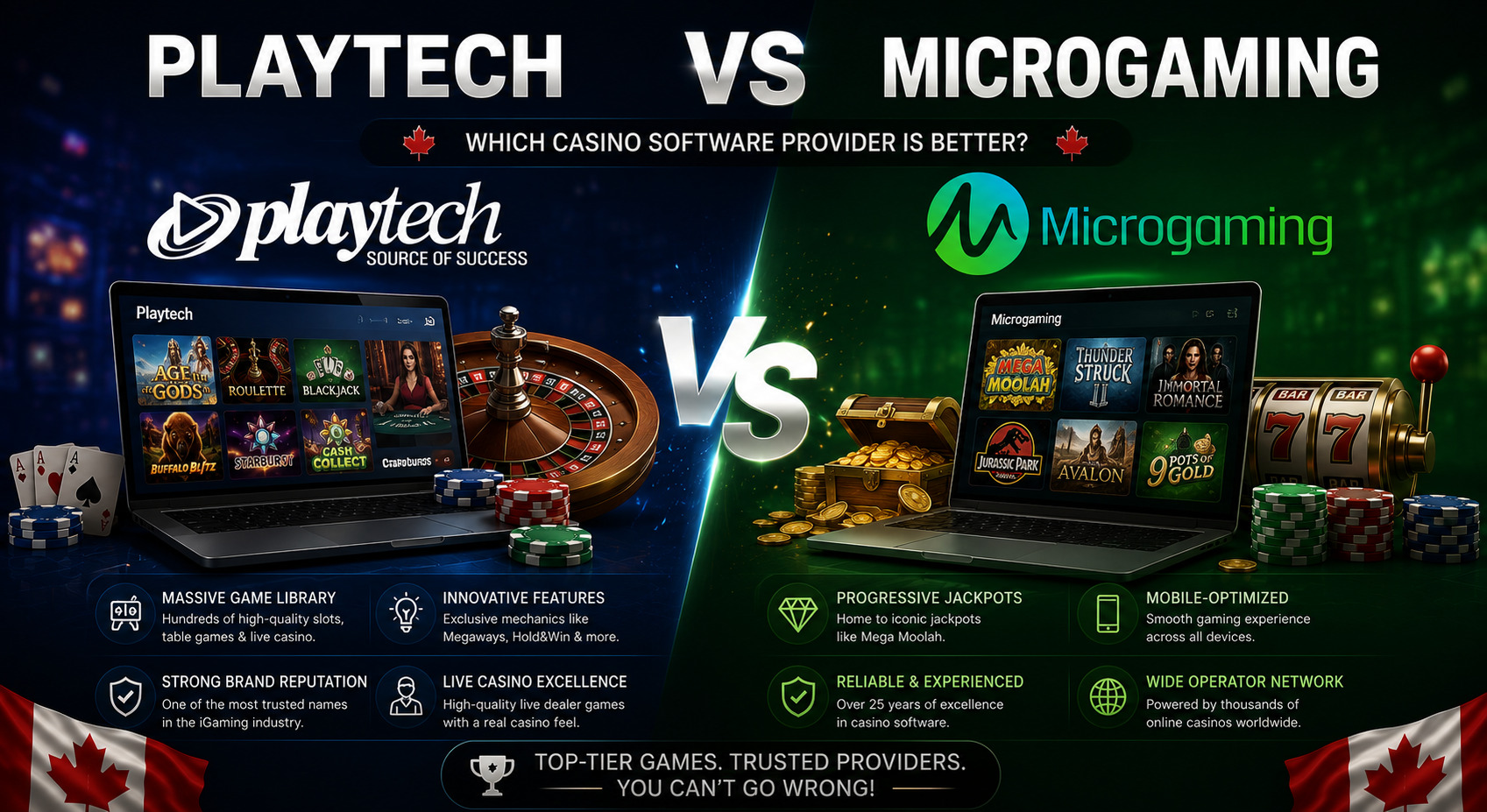 Playtech vs Microgaming