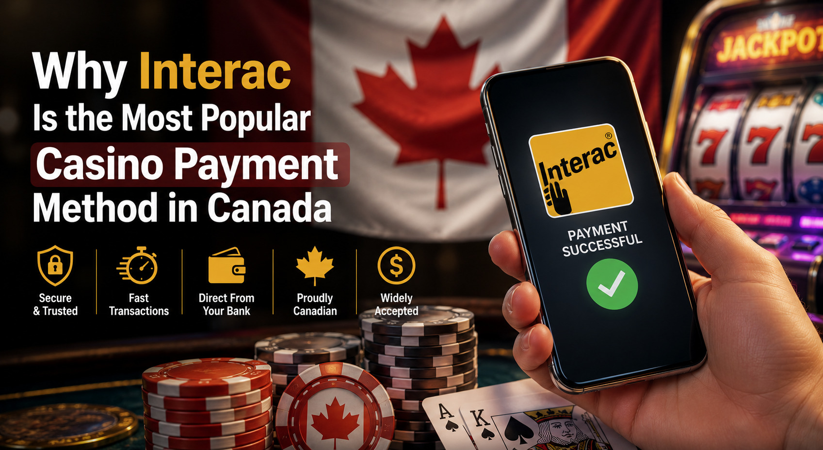 Why Interac Is the Most Popular Casino Payment Method in Canada