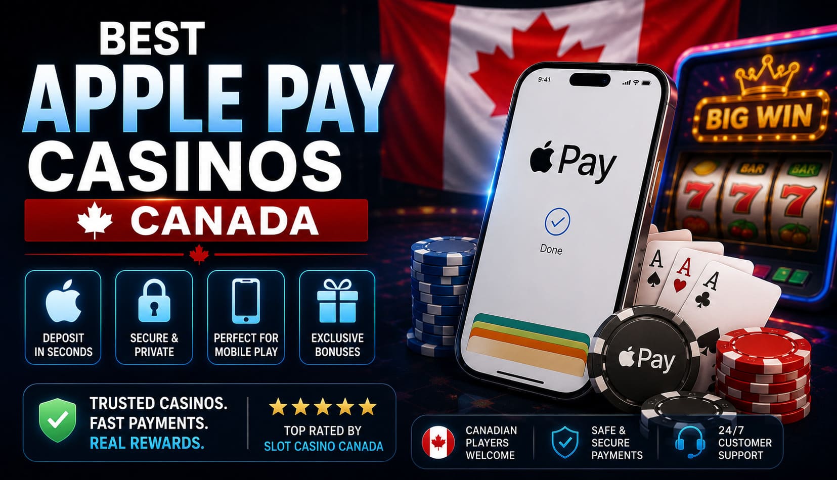 Best Apple Pay Casinos Canada