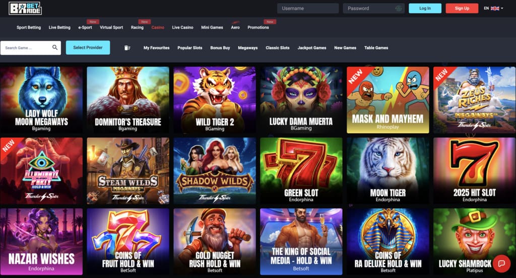 Betride Casino Slots